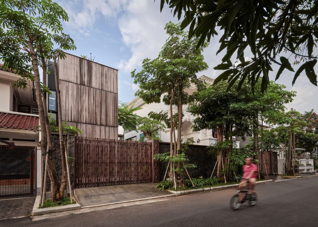 Wood White House combines Classic and Modern Element by Rcab Studio