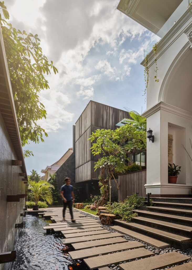 Wood White House combines Classic and Modern Element by Rcab Studio 5 compressed