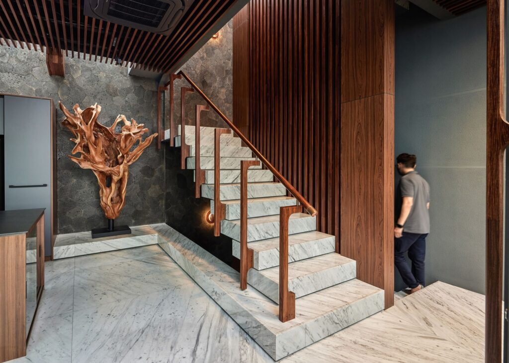 Wood White House combines Classic and Modern Element by Rcab Studio