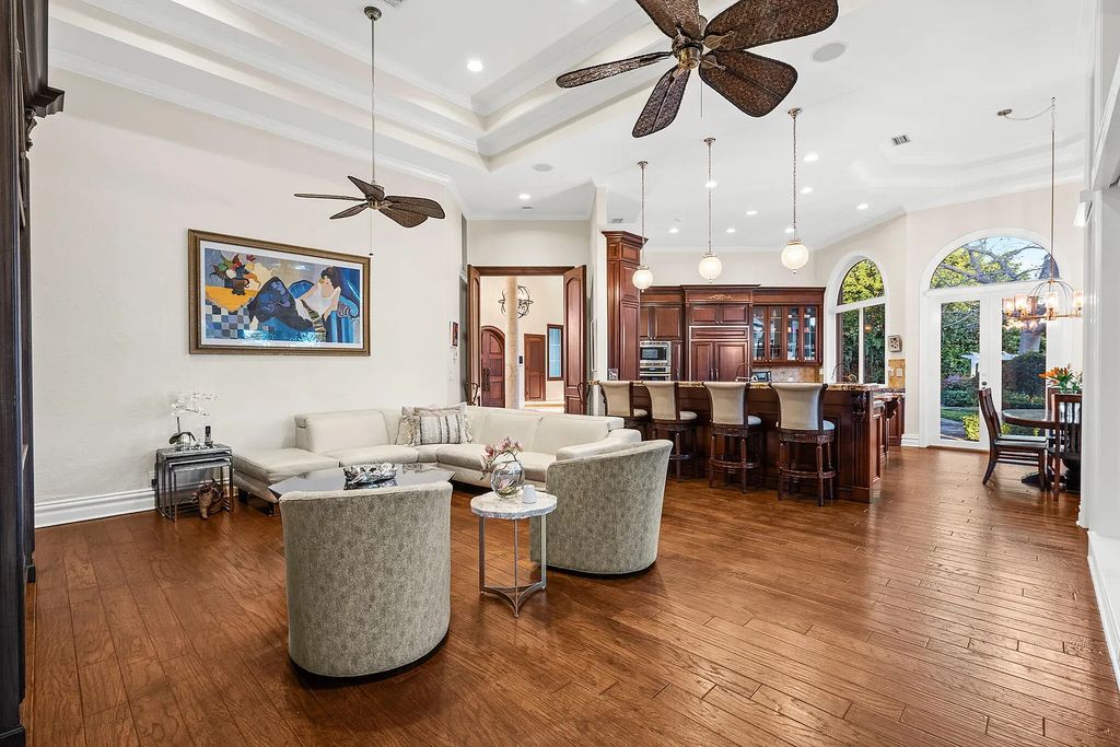 6030 Le Lac Road, Boca Raton, Florida, designed by award-winning architect Randall Stofft, is an exquisite lakefront estate located on 2.13 acres of meticulously manicured grounds within Boca Raton's most prestigious neighborhoods.