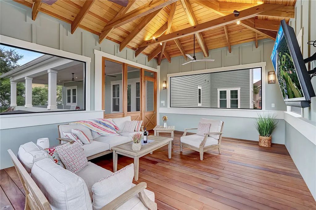 95343 Spinnaker Drive, Fernandina Beach, Florida is an impeccably maintained home was masterfully designed with a focus on outdoor living, restore & relax with amazing sunrises and sunsets from the second level screen porch.