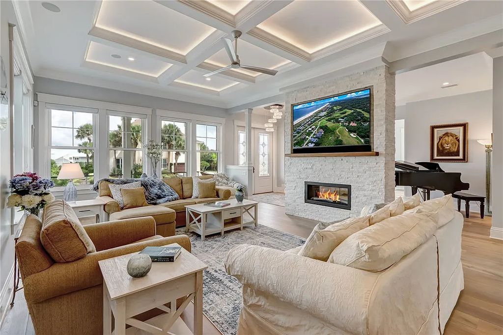 95343 Spinnaker Drive, Fernandina Beach, Florida is an impeccably maintained home was masterfully designed with a focus on outdoor living, restore & relax with amazing sunrises and sunsets from the second level screen porch.