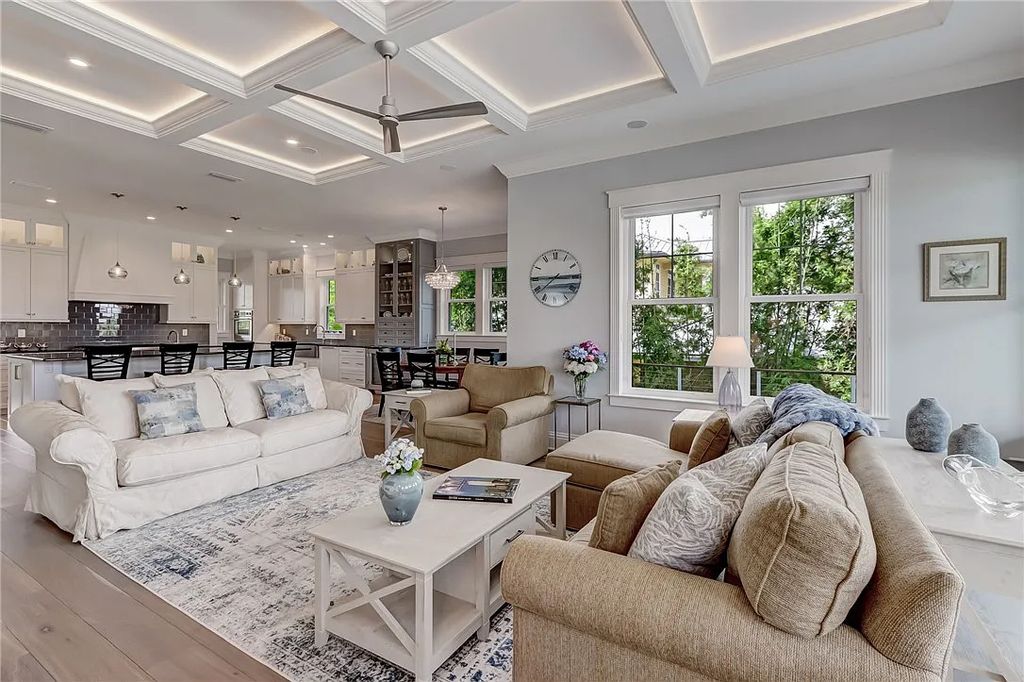 95343 Spinnaker Drive, Fernandina Beach, Florida is an impeccably maintained home was masterfully designed with a focus on outdoor living, restore & relax with amazing sunrises and sunsets from the second level screen porch.