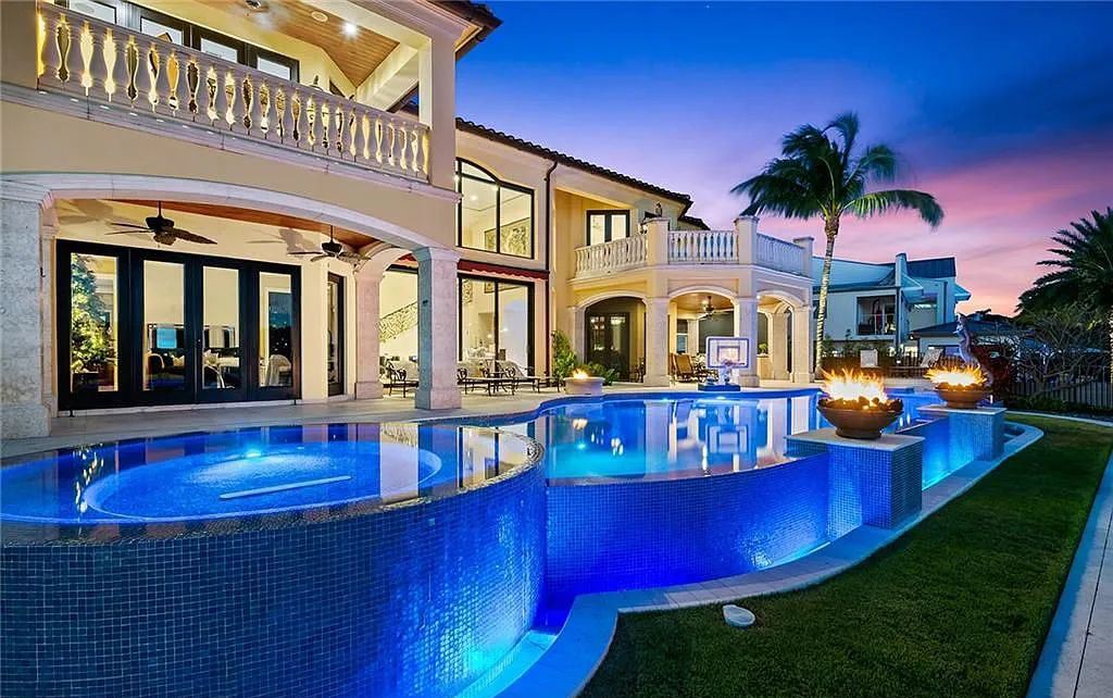 1918 Sunrise Key Boulevard, Fort Lauderdale, Florida is a custom residence built by Rodney Sarkella on secure gated community of Sunrise Key perfect for grand South Florida entertaining.