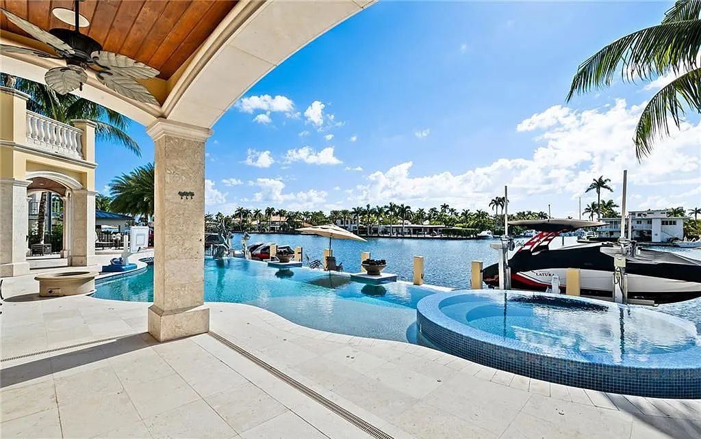 1918 Sunrise Key Boulevard, Fort Lauderdale, Florida is a custom residence built by Rodney Sarkella on secure gated community of Sunrise Key perfect for grand South Florida entertaining.