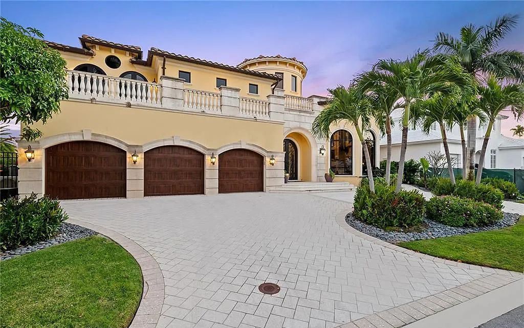 1918 Sunrise Key Boulevard, Fort Lauderdale, Florida is a custom residence built by Rodney Sarkella on secure gated community of Sunrise Key perfect for grand South Florida entertaining.