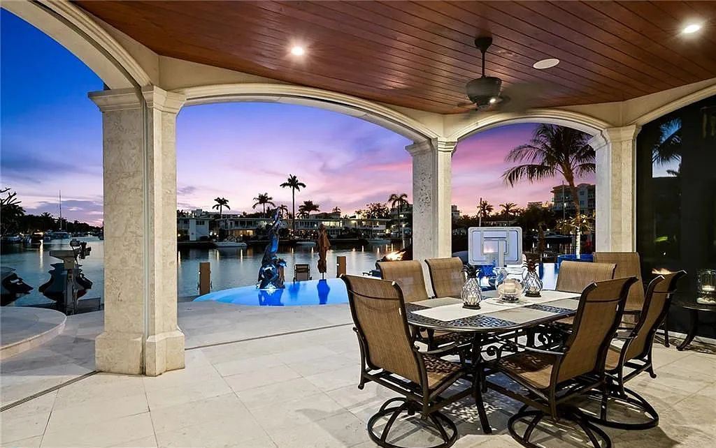 1918 Sunrise Key Boulevard, Fort Lauderdale, Florida is a custom residence built by Rodney Sarkella on secure gated community of Sunrise Key perfect for grand South Florida entertaining.
