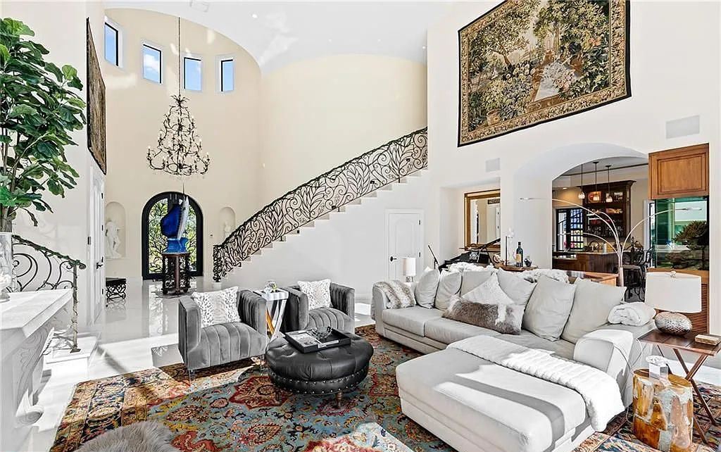 1918 Sunrise Key Boulevard, Fort Lauderdale, Florida is a custom residence built by Rodney Sarkella on secure gated community of Sunrise Key perfect for grand South Florida entertaining.