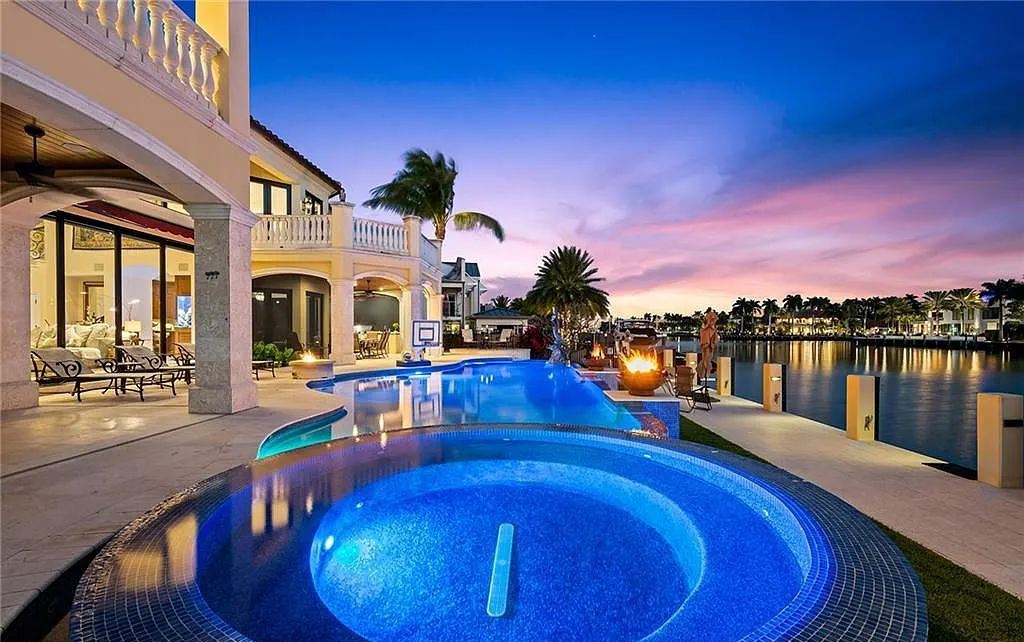 1918 Sunrise Key Boulevard, Fort Lauderdale, Florida is a custom residence built by Rodney Sarkella on secure gated community of Sunrise Key perfect for grand South Florida entertaining.