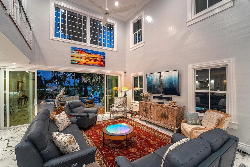 408 United Street, Key West, Florida, located in the most sought after location in Old Town, nestled between world famous Duval St & Whitehead St, mere steps to the beach, Southernmost Point, restaurants. This Trophy residence sits on a premium 5,109 sq ft lot, with abundant exotic tropical landscaping.
