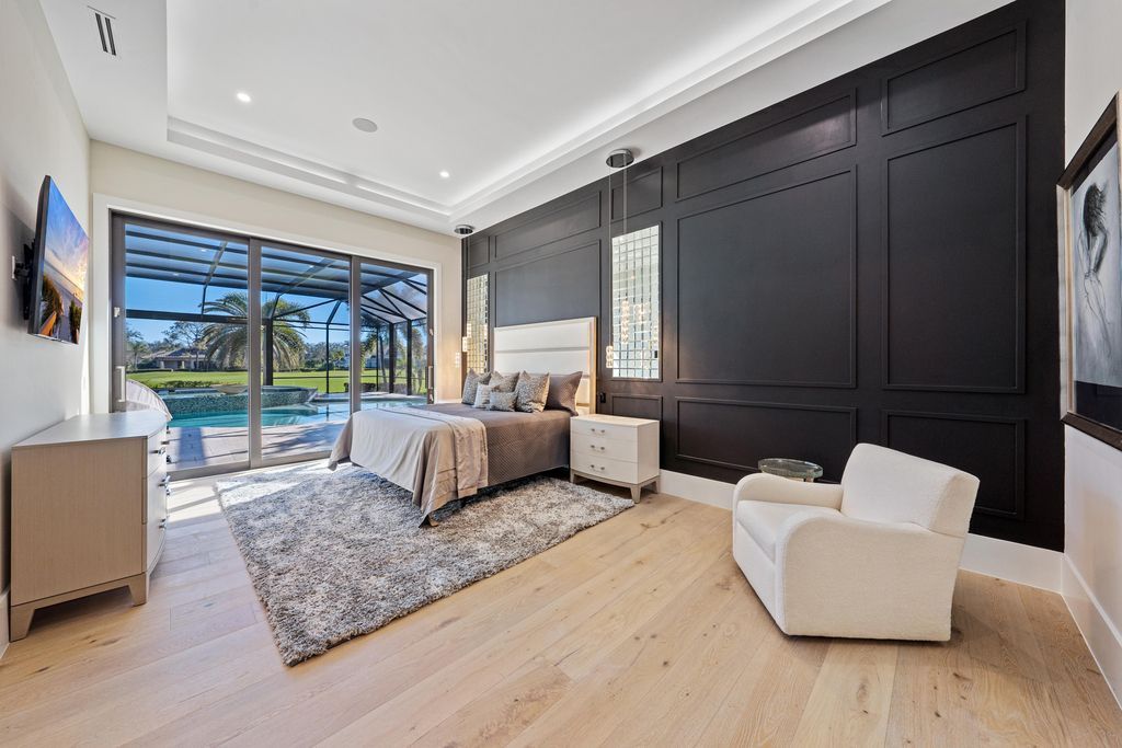 28901 Girard Terrace, Naples, Florida is an exceptional home was renovated from top to bottom and inside and out, features all new drywall, electrical, plumbing, new gas lines, new impact sliders and Anderson windows and doors plus a brand new roof. 