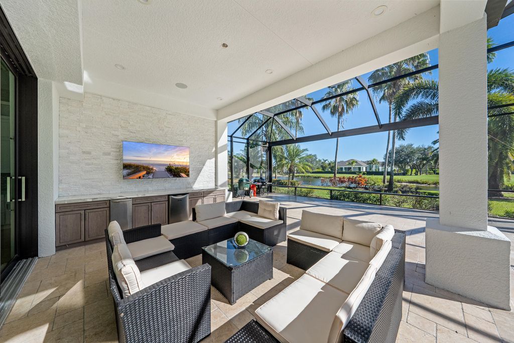 28901 Girard Terrace, Naples, Florida is an exceptional home was renovated from top to bottom and inside and out, features all new drywall, electrical, plumbing, new gas lines, new impact sliders and Anderson windows and doors plus a brand new roof. 