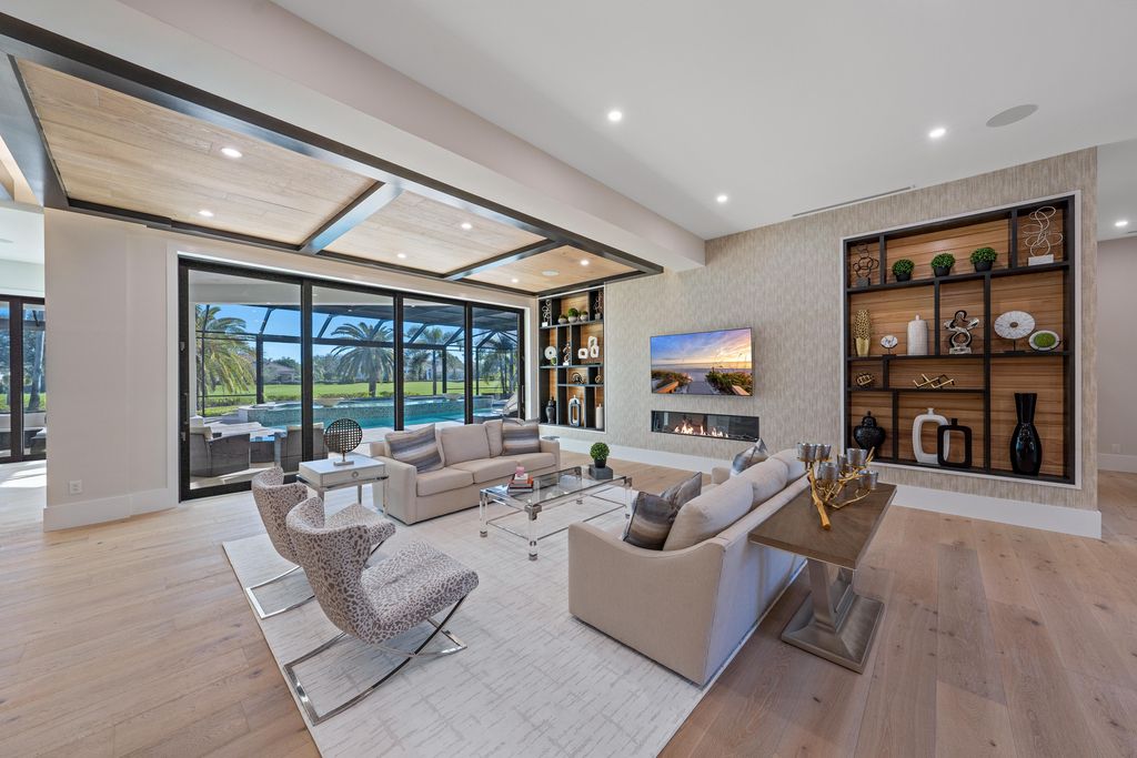 28901 Girard Terrace, Naples, Florida is an exceptional home was renovated from top to bottom and inside and out, features all new drywall, electrical, plumbing, new gas lines, new impact sliders and Anderson windows and doors plus a brand new roof. 