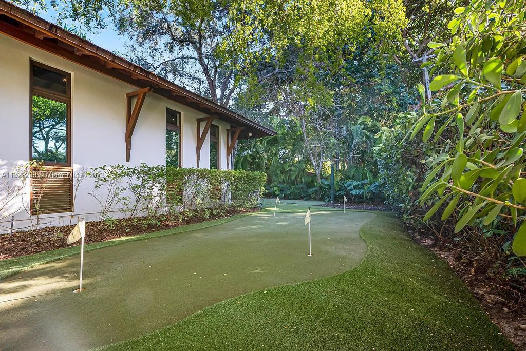 8601 Ponce De Leon Road, Miami, Florida, is ideal for family gatherings while providing ample indoor/outdoor spaces for a recreational and relaxing living experience.