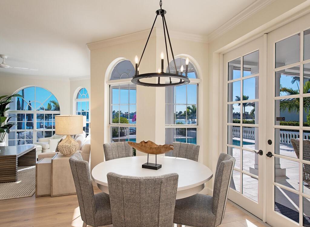 1947 8th Street South, Naples, Florida is spectacular residence on a unique location in the heart of Downtown capturing unparalleled views down Naples Bay towards Gordons Pass.