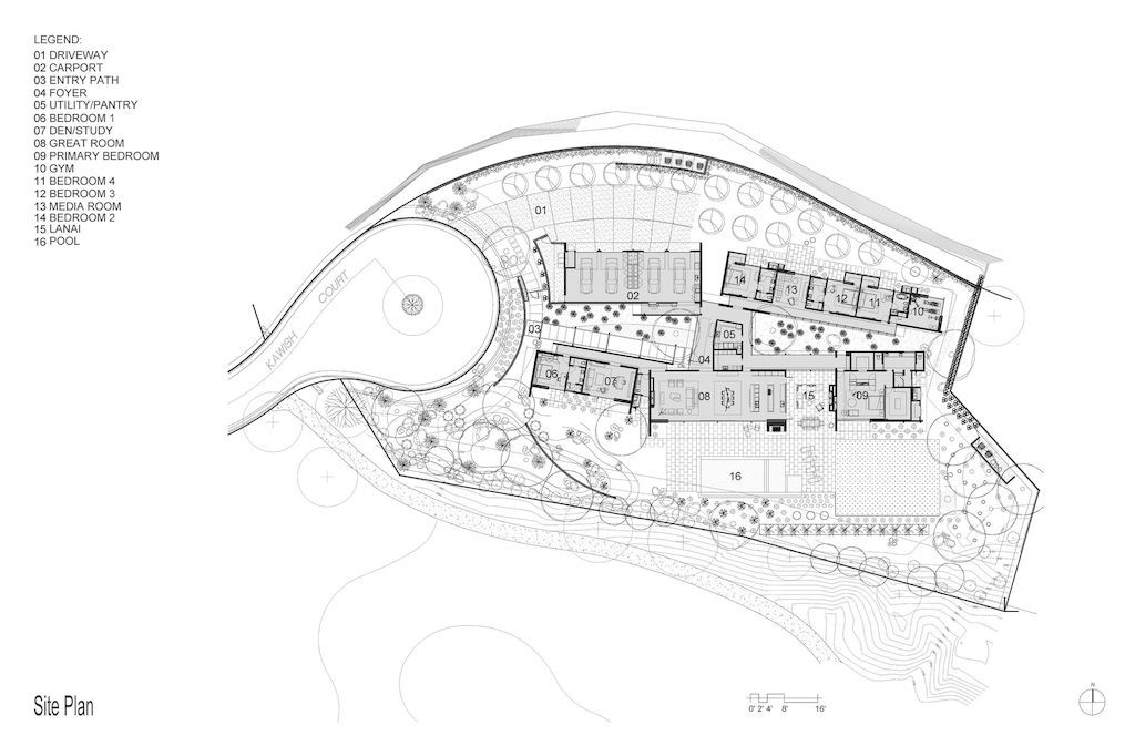 Kawish Court House in California with nature connection by o2 Architecture 17