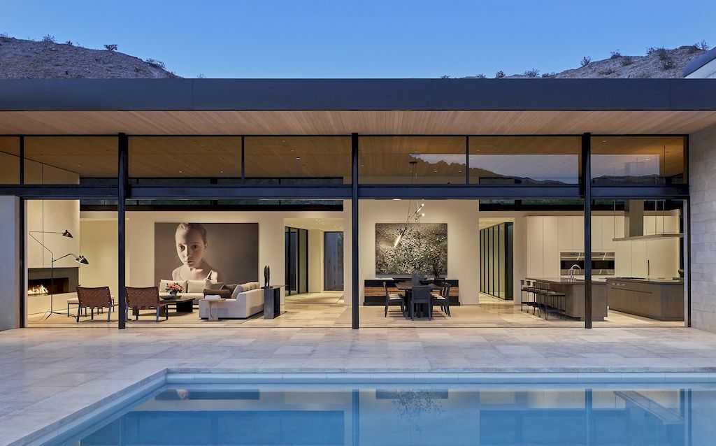 Kawish Court House in California with nature connection by o2 Architecture