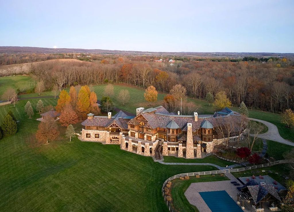 The Estate in Milford is strategically perched on the land- optimizing the breathtaking valley views, serene mountain ridge, and awe-inspiring sunsets, now available for sale. This home located at 191 Miller Park Rd, Milford, New Jersey