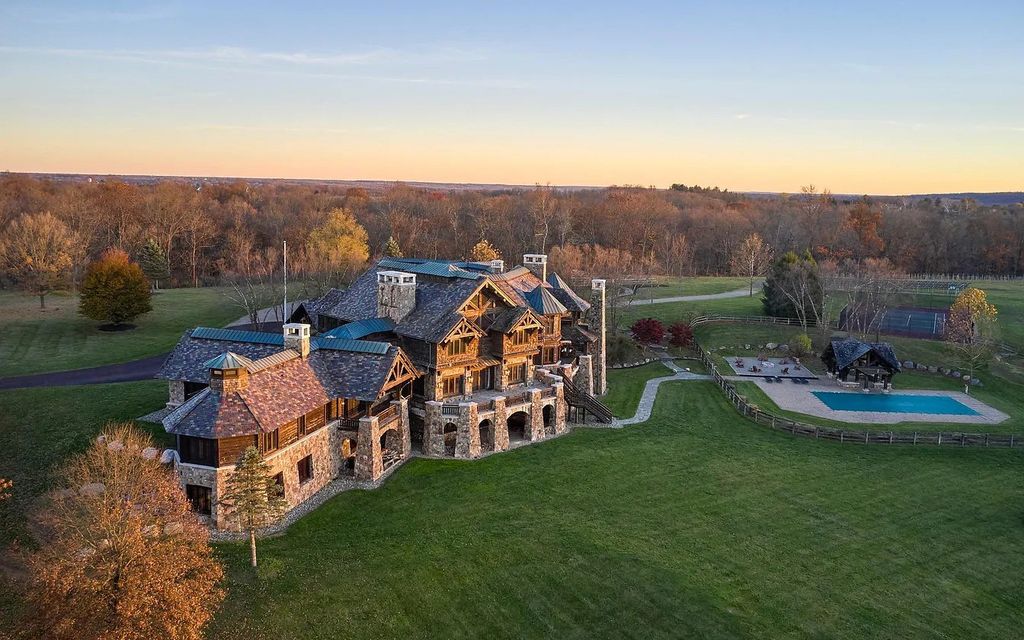 The Estate in Milford is strategically perched on the land- optimizing the breathtaking valley views, serene mountain ridge, and awe-inspiring sunsets, now available for sale. This home located at 191 Miller Park Rd, Milford, New Jersey