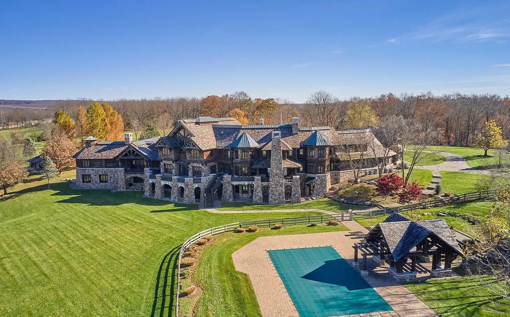 The Estate in Milford is strategically perched on the land- optimizing the breathtaking valley views, serene mountain ridge, and awe-inspiring sunsets, now available for sale. This home located at 191 Miller Park Rd, Milford, New Jersey