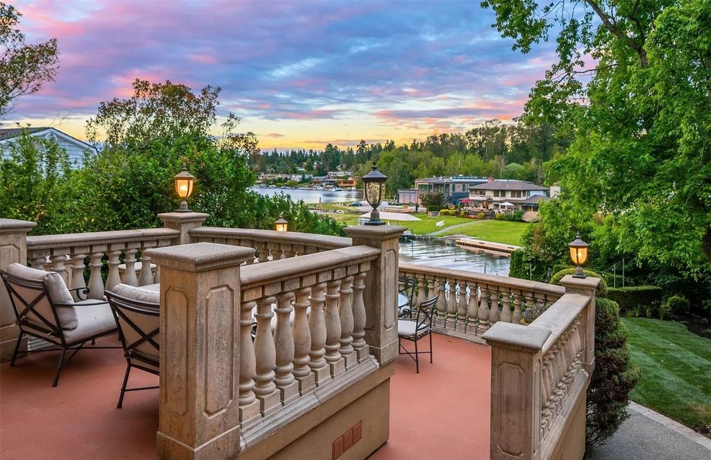 The Estate in Hunts Point was designed with rooms to be enjoyed by incorporating classic finishes and custom detailing throughout, now available for sale. This home located at 3210 Hunts Point Road, Hunts Point, Washington