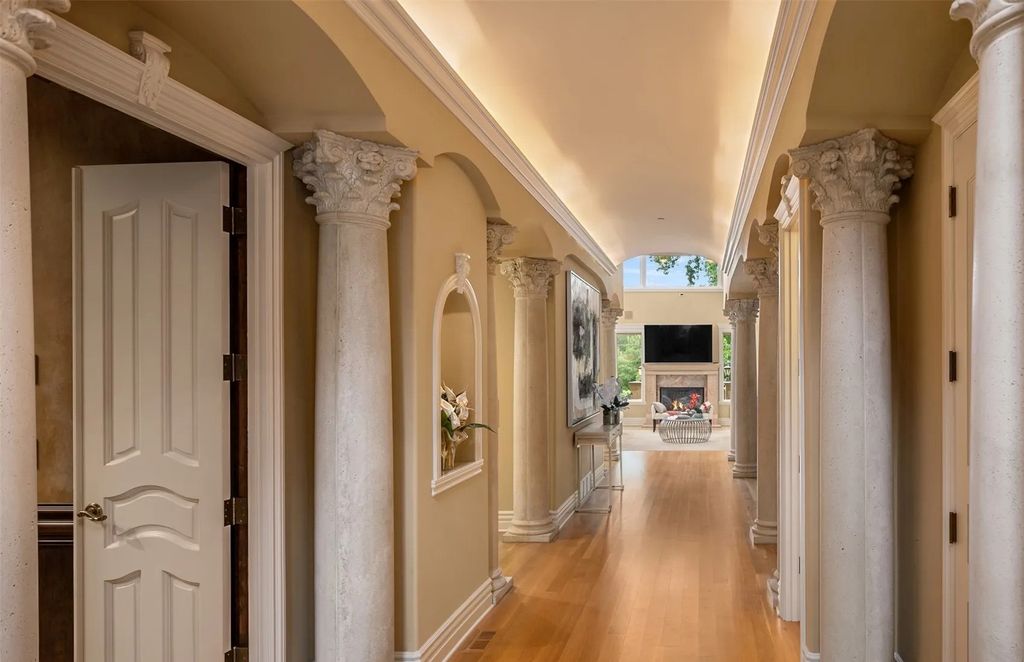 The Estate in Hunts Point was designed with rooms to be enjoyed by incorporating classic finishes and custom detailing throughout, now available for sale. This home located at 3210 Hunts Point Road, Hunts Point, Washington