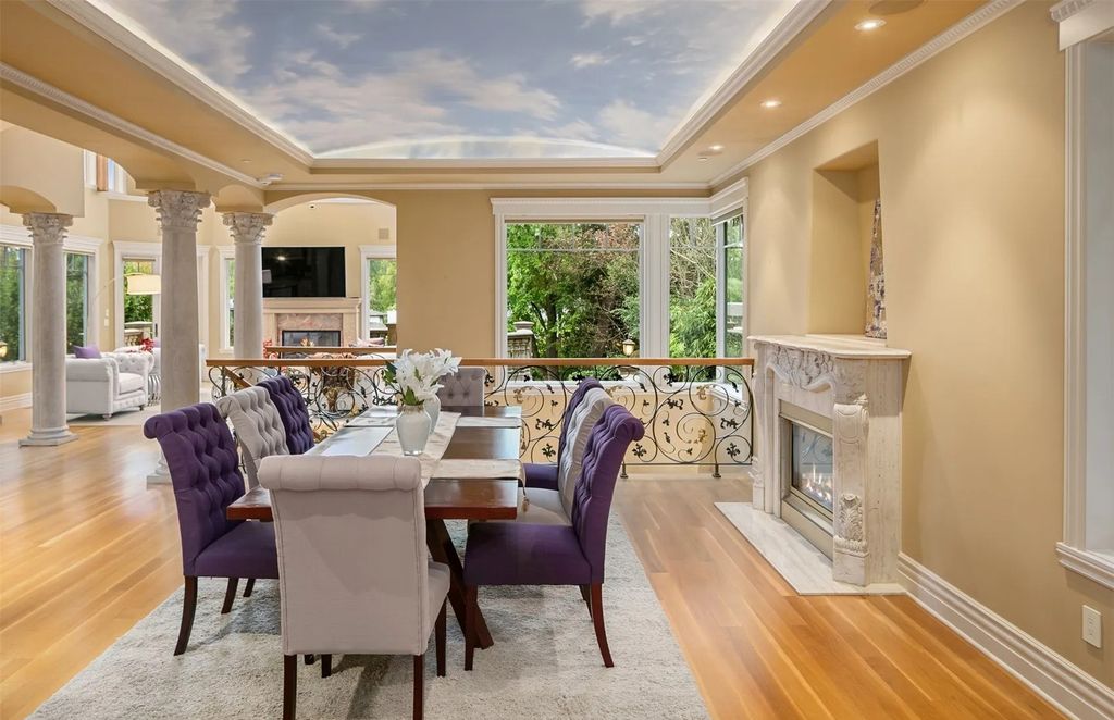 The Estate in Hunts Point was designed with rooms to be enjoyed by incorporating classic finishes and custom detailing throughout, now available for sale. This home located at 3210 Hunts Point Road, Hunts Point, Washington
