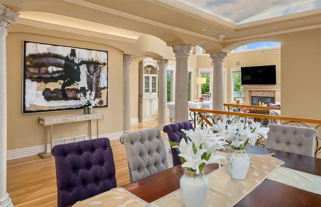 The Estate in Hunts Point was designed with rooms to be enjoyed by incorporating classic finishes and custom detailing throughout, now available for sale. This home located at 3210 Hunts Point Road, Hunts Point, Washington