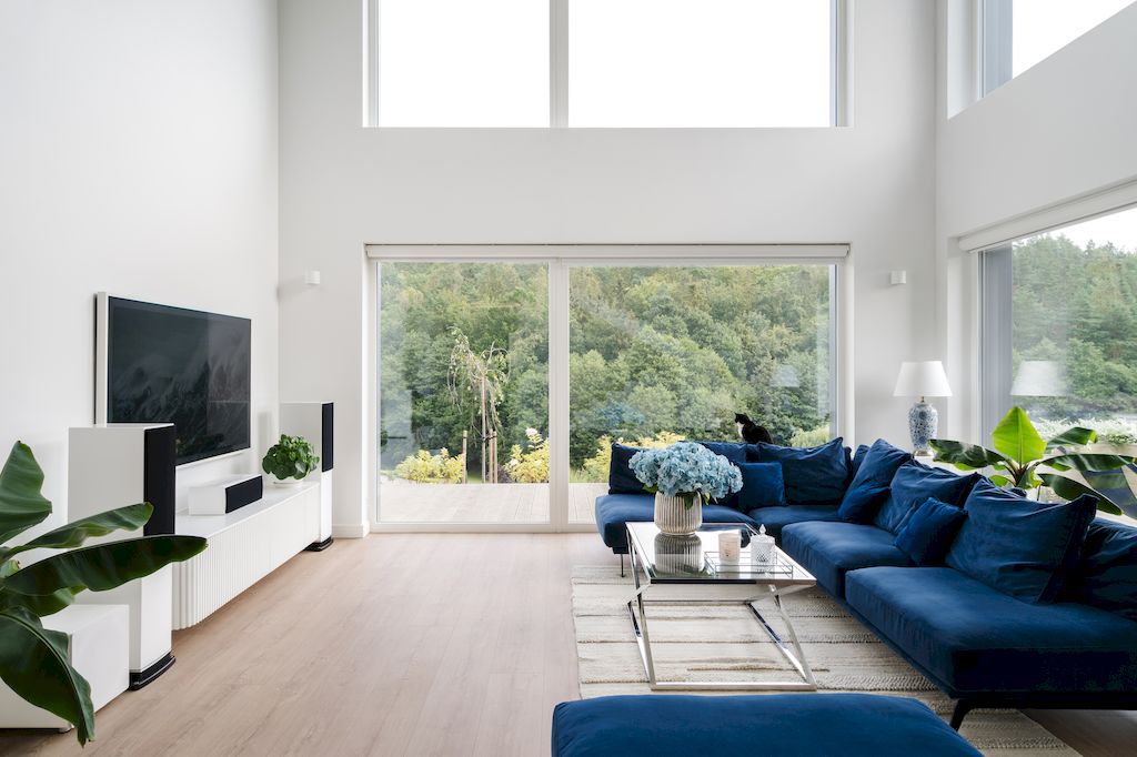Multi Gable House with Picturesque Views of forest in Brazil by bkm group