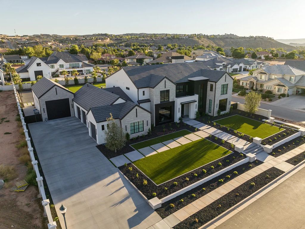 2594 East 1170 South, Saint George, Utah is an entertainers dream in Reserve at River Hollow with various amenities without the work including salt-water pool, 10x10 spa, built in BBQ, sports court and shuffleboard.