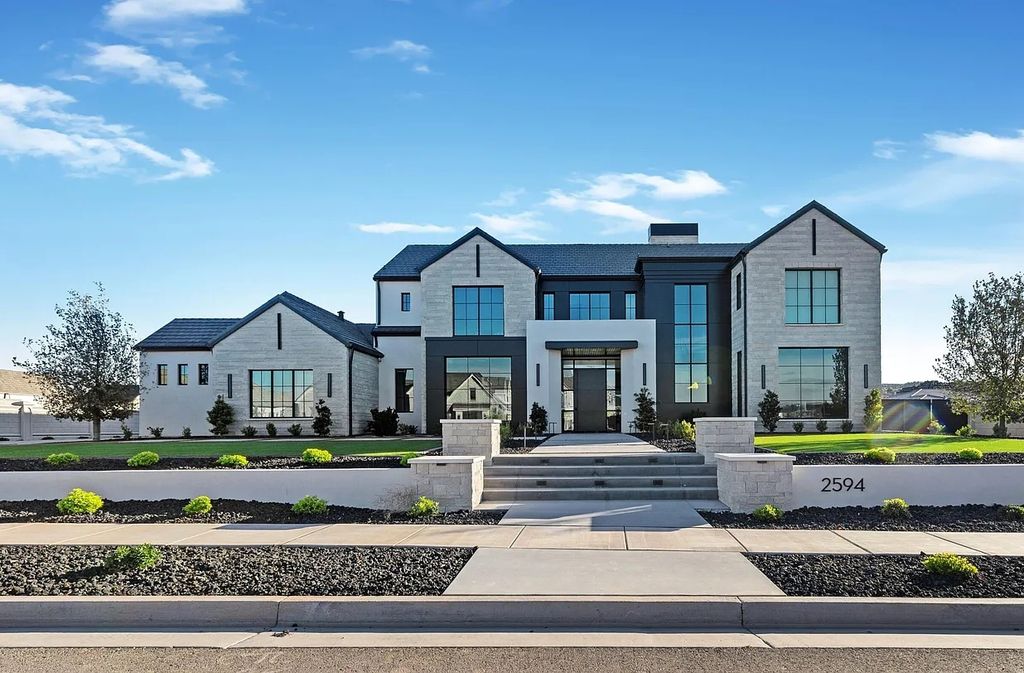 2594 East 1170 South, Saint George, Utah is an entertainers dream in Reserve at River Hollow with various amenities without the work including salt-water pool, 10x10 spa, built in BBQ, sports court and shuffleboard.