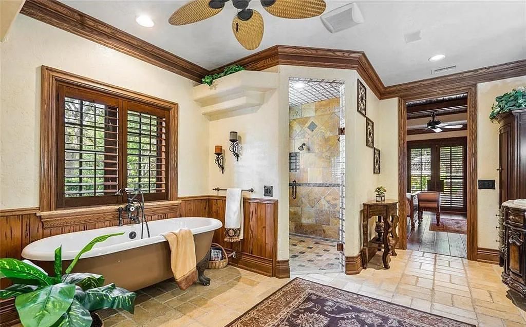 4560 S 25th Street, Fort Pierce, Florida, built on 20 acres in St Lucie County. The estate is being sold furnished and impact windows, gas powered appliance including the stove, dryers, pool heater, bbq grill, and both fireplaces.