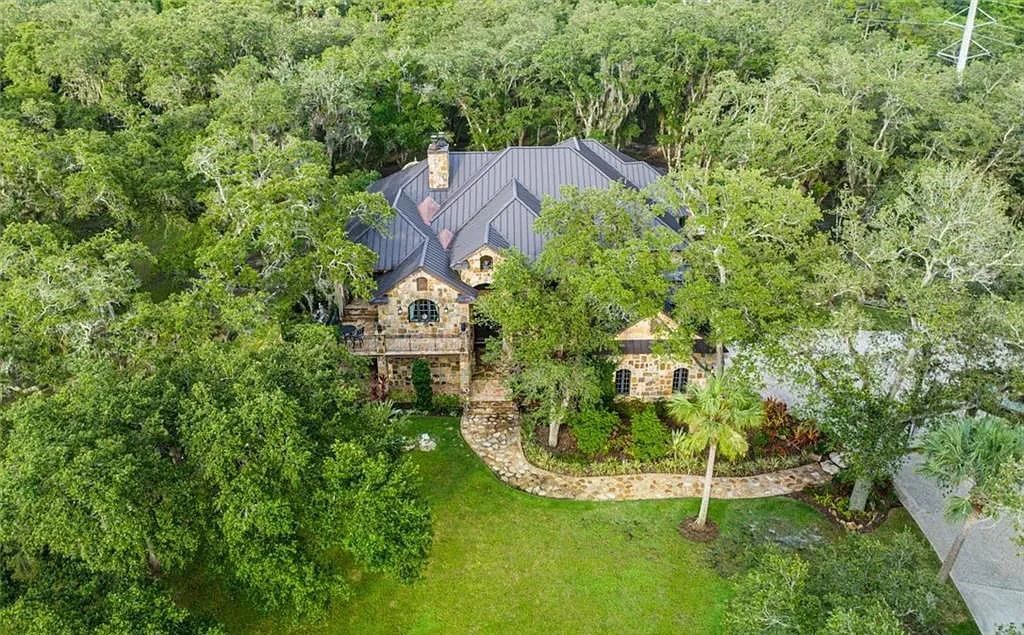 4560 S 25th Street, Fort Pierce, Florida, built on 20 acres in St Lucie County. The estate is being sold furnished and impact windows, gas powered appliance including the stove, dryers, pool heater, bbq grill, and both fireplaces.