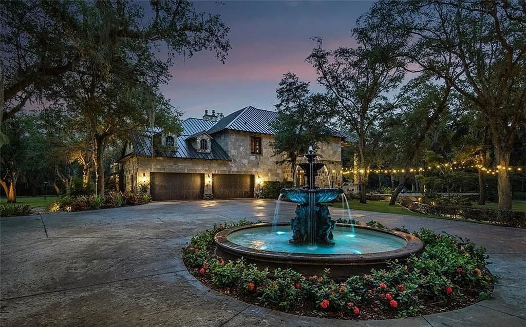4560 S 25th Street, Fort Pierce, Florida, built on 20 acres in St Lucie County. The estate is being sold furnished and impact windows, gas powered appliance including the stove, dryers, pool heater, bbq grill, and both fireplaces.