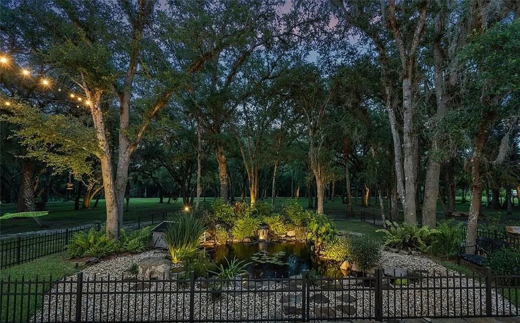 4560 S 25th Street, Fort Pierce, Florida, built on 20 acres in St Lucie County. The estate is being sold furnished and impact windows, gas powered appliance including the stove, dryers, pool heater, bbq grill, and both fireplaces.