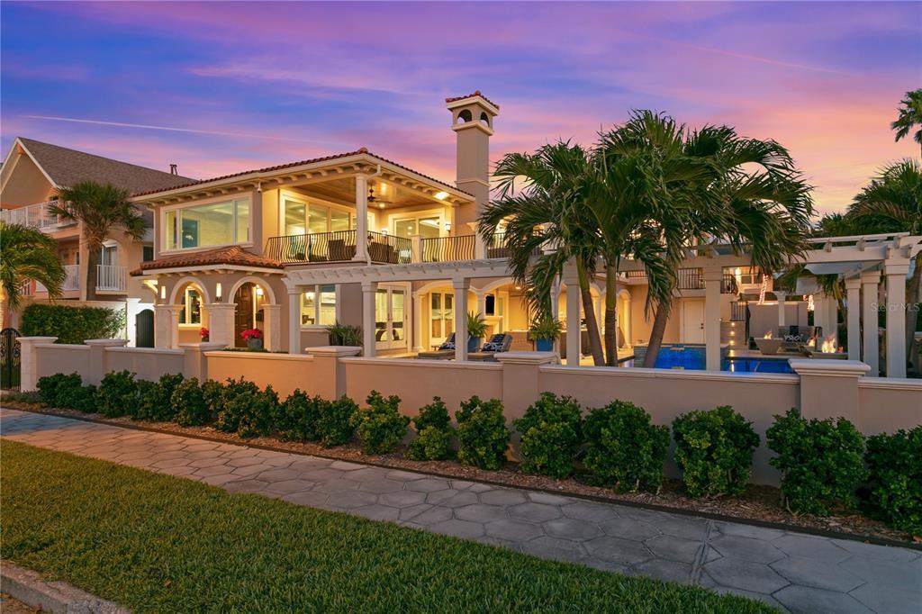 1103 Gulf Way, Saint Pete Beach, Florida is the ultimate beachfront retreat with the interior spaces are generous, the outdoor spaces are tremendous and the surrounding area creates a perfect place for Fun with Family and Friends.