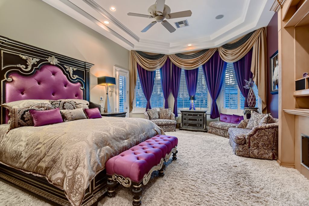 1278 Imperia Drive, Henderson, Nevada is a custom home in the exclusive guard gated community of Rapallo in Seven Hills, wrapped in lush green sculptured landscape in front and back.