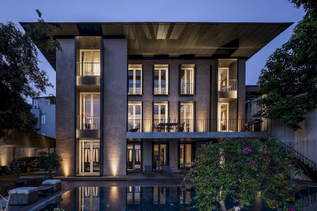 Pi House Combine Western design & Vietnam tradition by D&P Associates