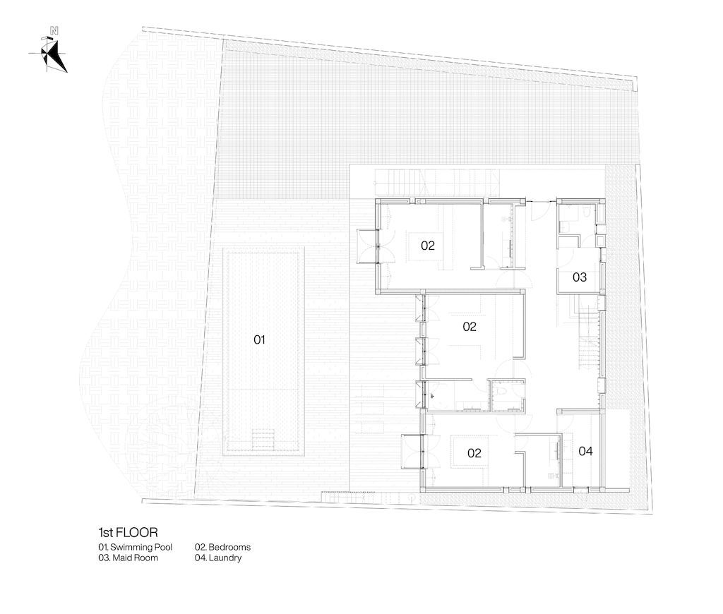 Pi House Combine Western design Vietnam tradition by DP Associates 24