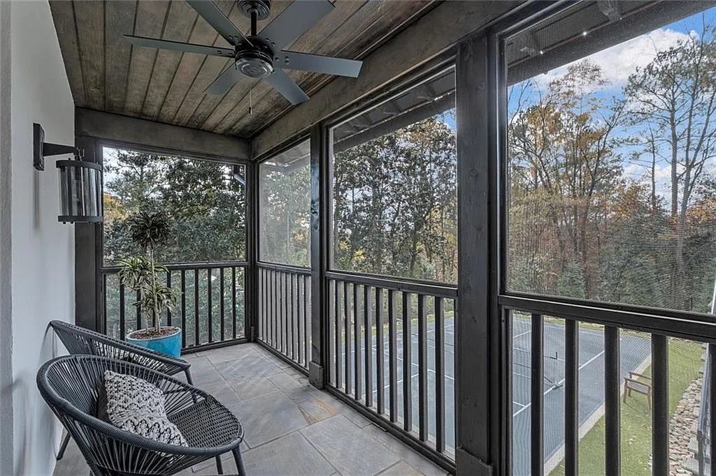 The House in Atlanta offers the lush green resort-style outdoor living with the saltwater heated pool and spa, dramatic lounge-side fireplace, and more now available for sale. This home located at 172 Blackland Dr NW, Atlanta, Georgia