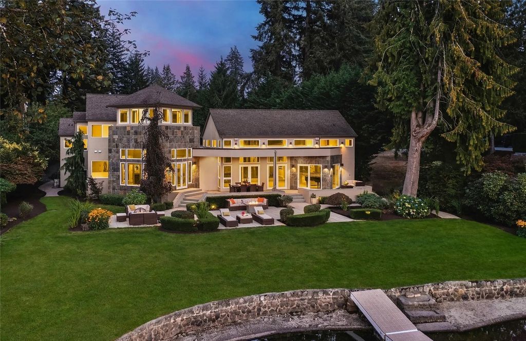The House in Sammamish is a luxurious home with grand open concept living spaces, now available for sale. This home located at 2821 226th Avenue SE, Sammamish, Washington