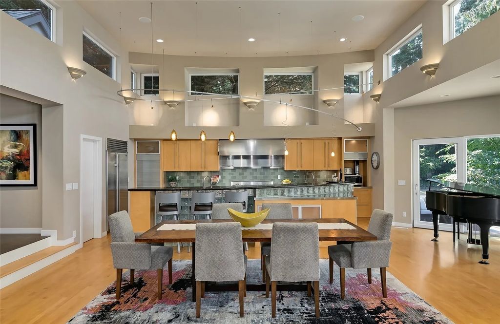 The House in Sammamish is a luxurious home with grand open concept living spaces, now available for sale. This home located at 2821 226th Avenue SE, Sammamish, Washington
