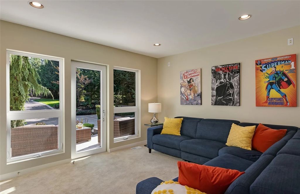 The House in Sammamish is a luxurious home with grand open concept living spaces, now available for sale. This home located at 2821 226th Avenue SE, Sammamish, Washington