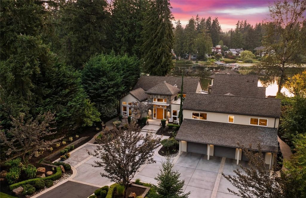 The House in Sammamish is a luxurious home with grand open concept living spaces, now available for sale. This home located at 2821 226th Avenue SE, Sammamish, Washington