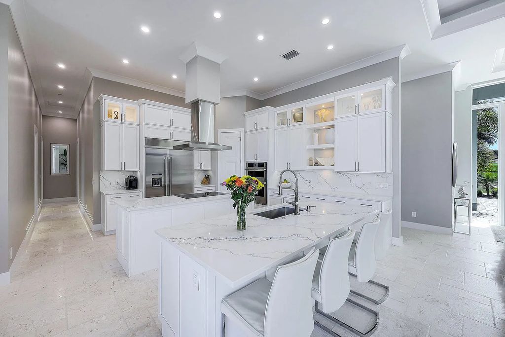 1964 San Marco Road, Marco Island, Florida is a stunning brand-new custom-built luxury coastal-contemporary residence tastefully decorated with high quality furnishings, ultra-custom features with high-end finishes and upgrades.