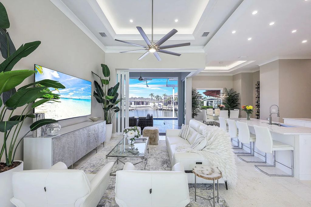 1964 San Marco Road, Marco Island, Florida is a stunning brand-new custom-built luxury coastal-contemporary residence tastefully decorated with high quality furnishings, ultra-custom features with high-end finishes and upgrades.