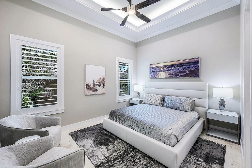 1964 San Marco Road, Marco Island, Florida is a stunning brand-new custom-built luxury coastal-contemporary residence tastefully decorated with high quality furnishings, ultra-custom features with high-end finishes and upgrades.