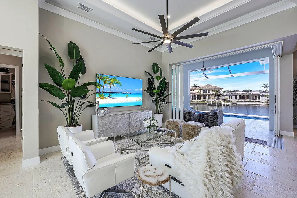 1964 San Marco Road, Marco Island, Florida is a stunning brand-new custom-built luxury coastal-contemporary residence tastefully decorated with high quality furnishings, ultra-custom features with high-end finishes and upgrades.