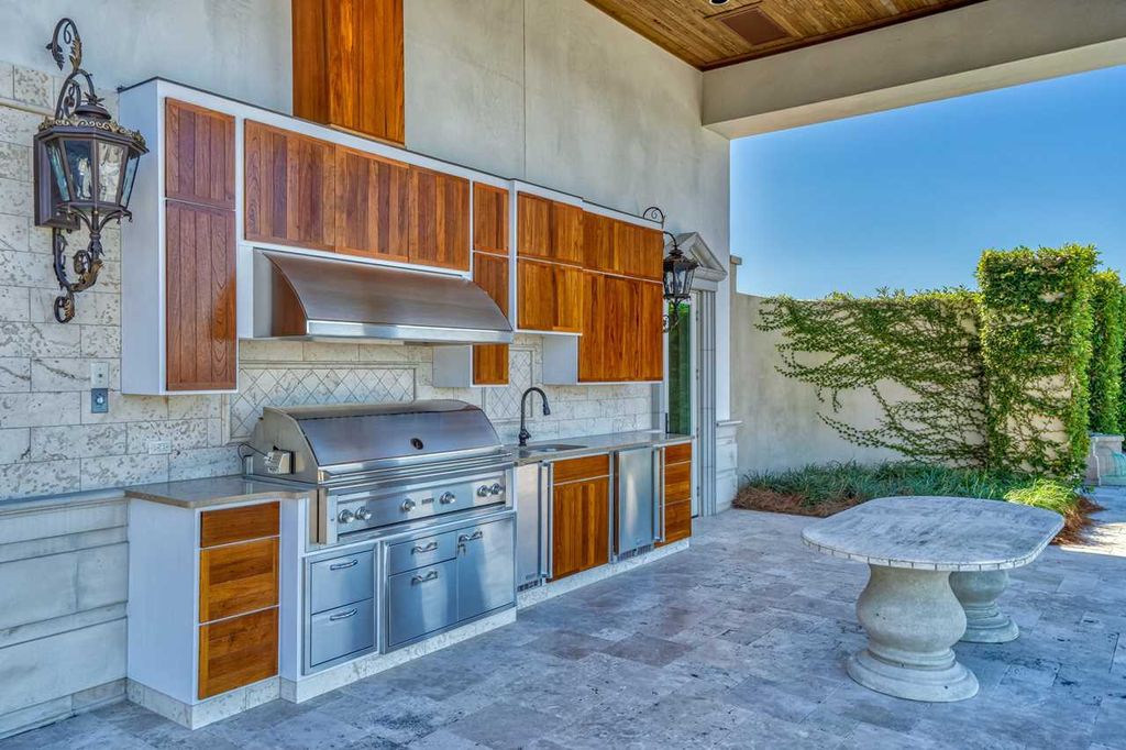 3730 Preserve Bay Boulevard, Panama City Beach, Florida, is built with Authentic Italian Design along the shores of the mesmerizing West Bay waters on the Northwest Florida Gulf Coast. Inspired by the classic Palladian villas of the Veneto in Italy, the Villa Chimera evokes an imperial aura.