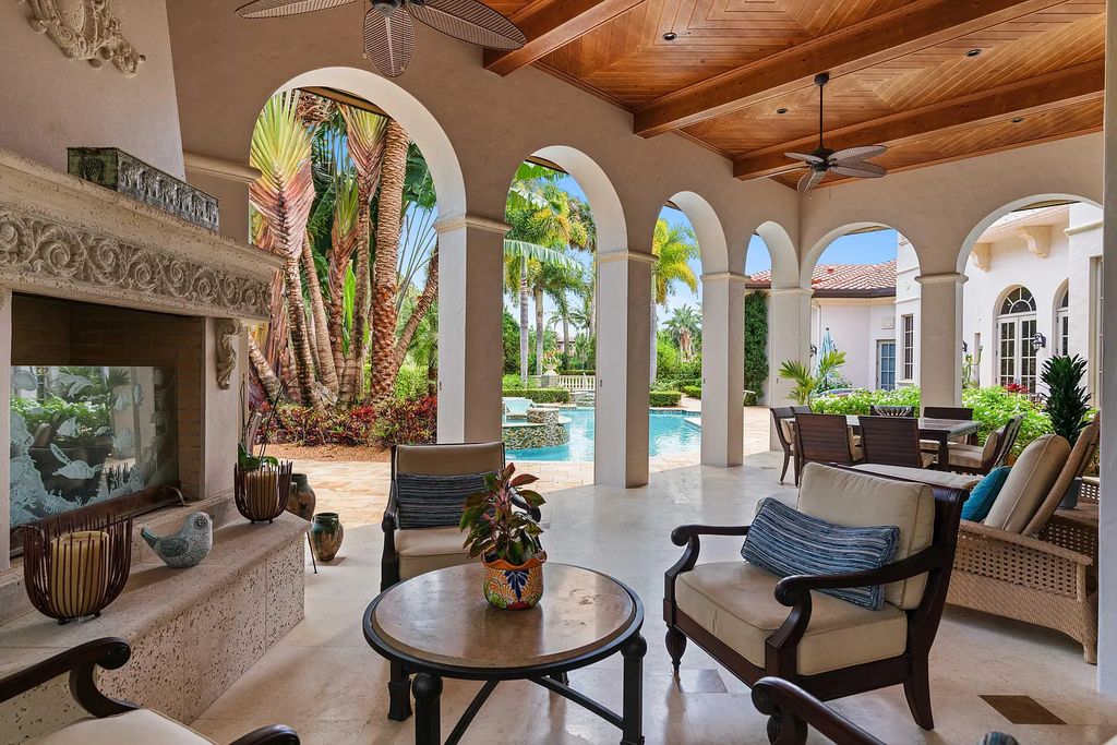 11736 Valeros Court, Palm Beach Gardens, Florida is a special residence in the exclusive Old Palm Golf Club with an amazing array of luxury amenities and design details, amenities include concrete block construction, impact windows and doors, brand new roof, whole home generator, elevator, 5 car garages.